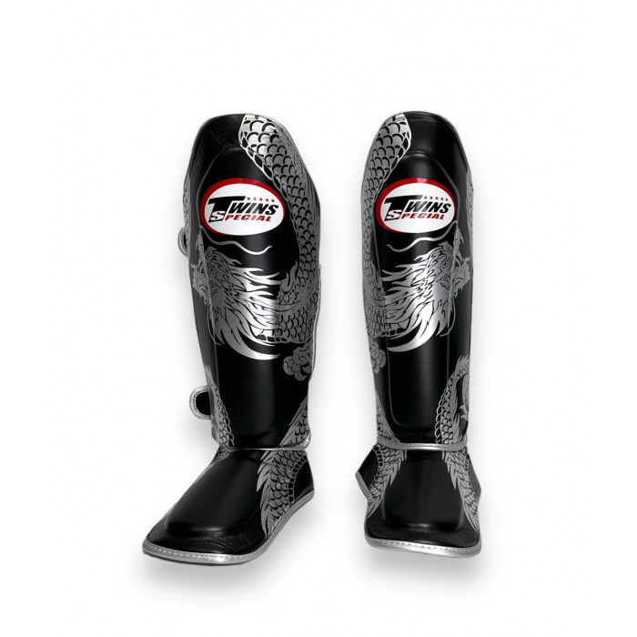 Защита голени Twins Special FSGL10-49 black silver - XL