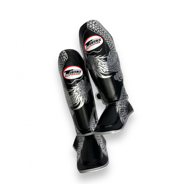 Защита голени Twins Special FSGL10-49 black silver - XL