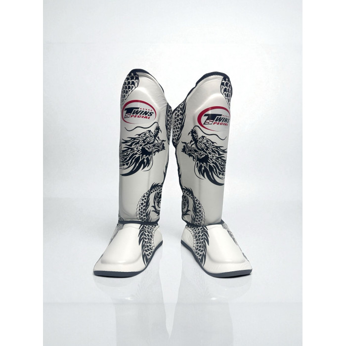 Защита голени Twins Special FSGL10-49 white black - L