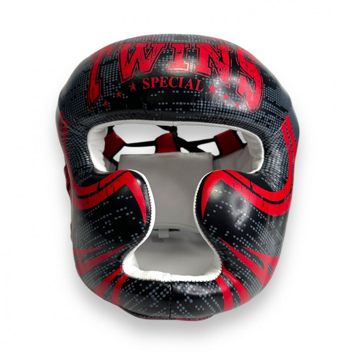 Шлем боксерский Twins Special FHGL3-TW5 black red L