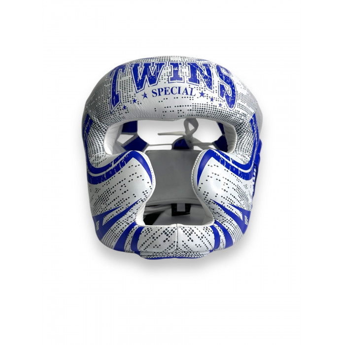 Шлем боксерский Twins Special FHGL3-TW5 white blue XL