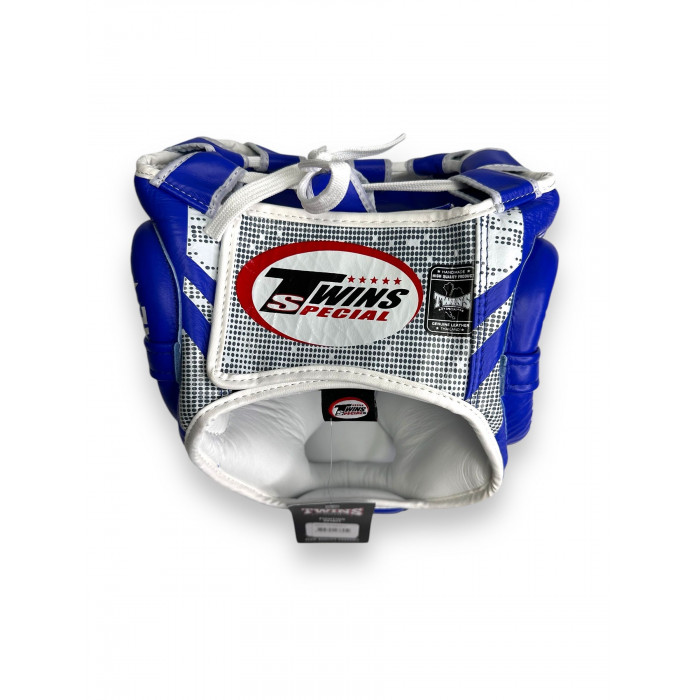 Шлем боксерский Twins Special FHGL3-TW5 white blue XL
