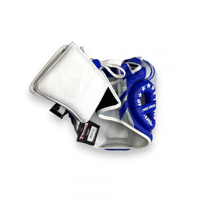 Шлем боксерский Twins Special FHGL3-TW5 white blue XL