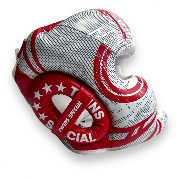 Шлем боксерский Twins Special FHGL3-TW5 white red L