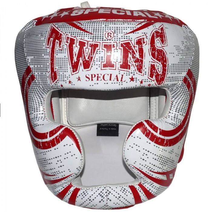 Шлем боксерский Twins Special FHGL3-TW5 white red XL