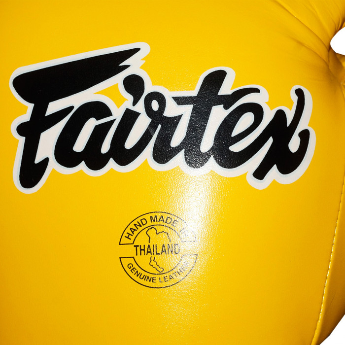 Боксерские перчатки Fairtex BGV6 yellow 18 oz