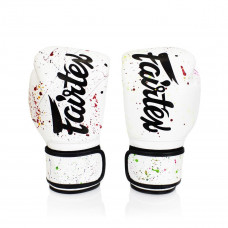 Боксерские перчатки Fairtex BGV14 Painter white 16 oz