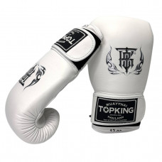 Перчатки боксёрские Top King "Ultimate" TKBGUV white 16 oz