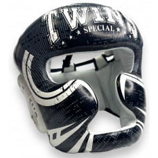 Шлем боксерский Twins Special FHGL3-TW5 black white XL