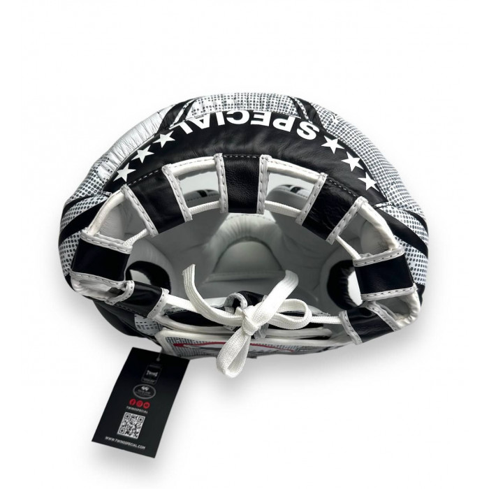 Шлем боксерский Twins Special FHGL3-TW5 black white XL