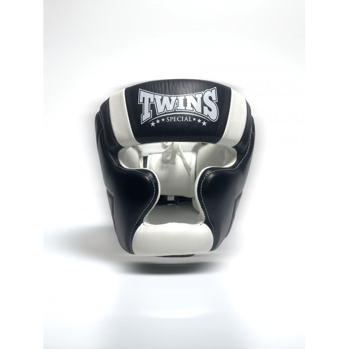 Шлем боксерский Twins Special HGL11 black white XL