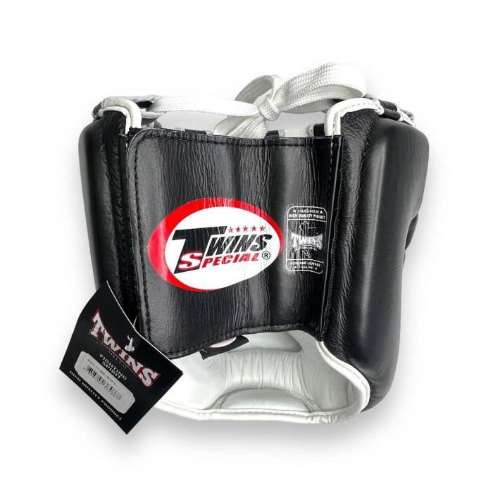 Шлем боксерский Twins Special HGL11 black white XL