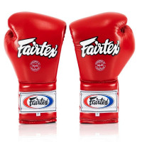 Перчатки боксерские на шнурке Fairtex BGL7 red 10 oz