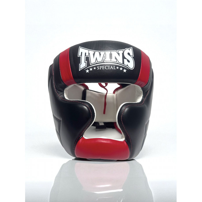 Шлем боксерский Twins Special HGL11 black red L