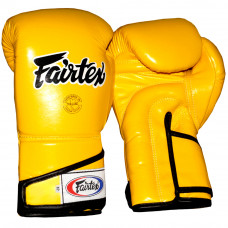 Боксерские перчатки Fairtex BGV6 yellow 16 oz
