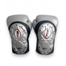 Боксерские перчатки Twins BGVL6 MK Silver 14 oz
