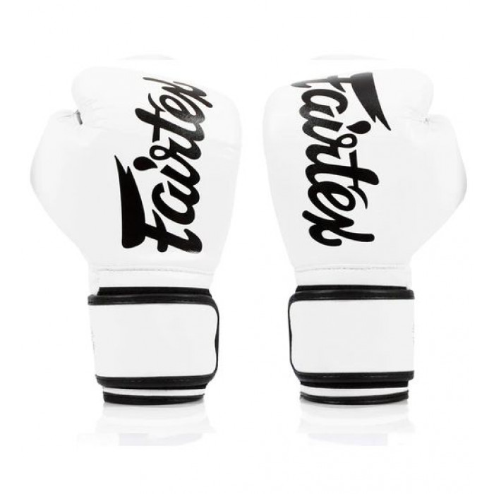 Боксерские перчатки Fairtex BGV14 white 12 oz