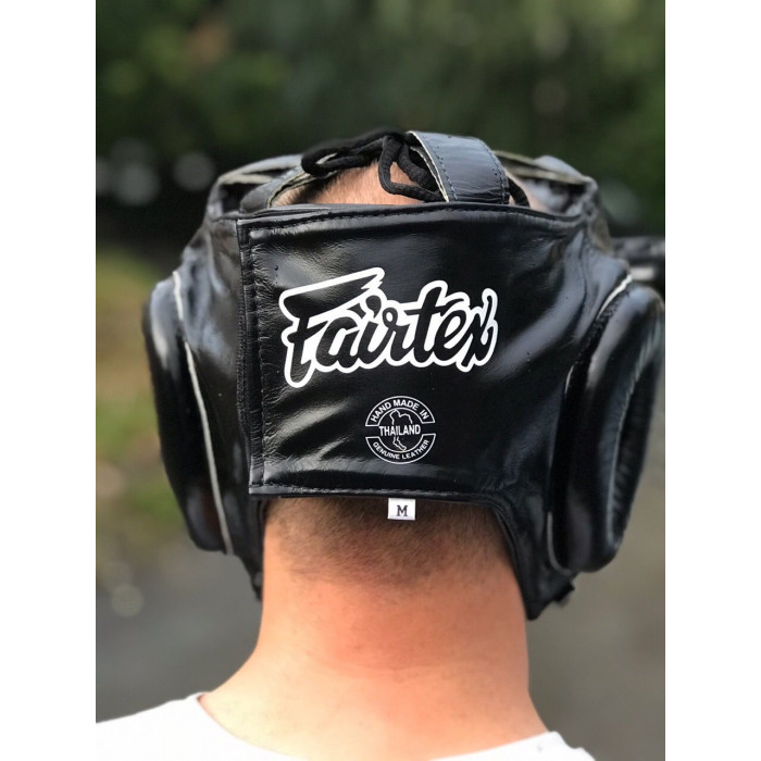 Шлем для бокса Fairtex с бампером HG4 black XL