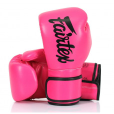 Боксерские перчатки Fairtex BGV14 pink-black 16 oz