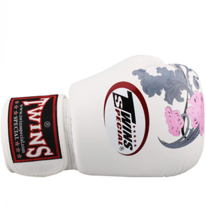 Боксерские перчатки Twins FBGVL3-13 white 14 oz