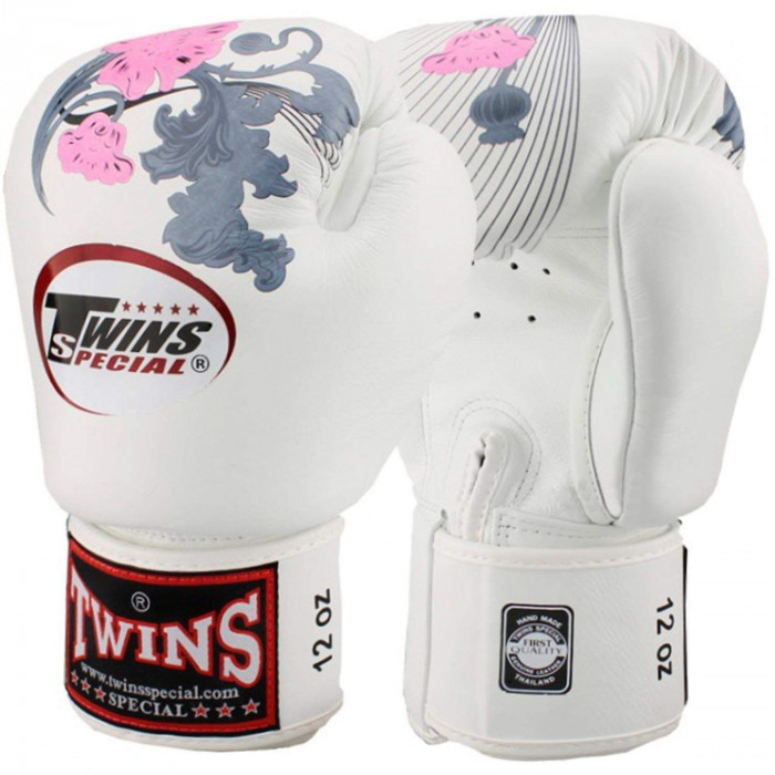 Боксерские перчатки Twins FBGVL3-13 white 16 oz