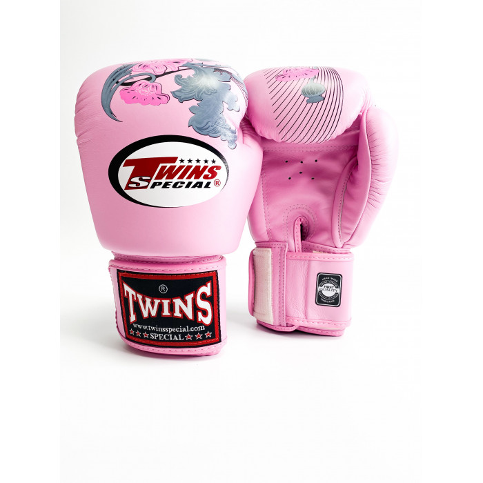 Боксерские перчатки Twins FBGVL3-13 pink 14 oz