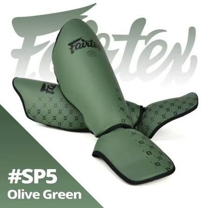 Защита голени Fairtex SP5 oliva green L