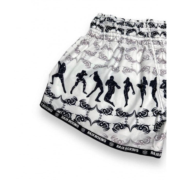 Шорты для бокса Raja Boxing Fighter white 2XL