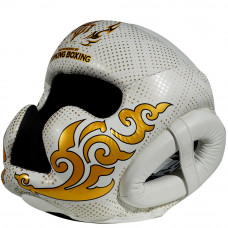Боксерский шлем Top King Kanok white L
