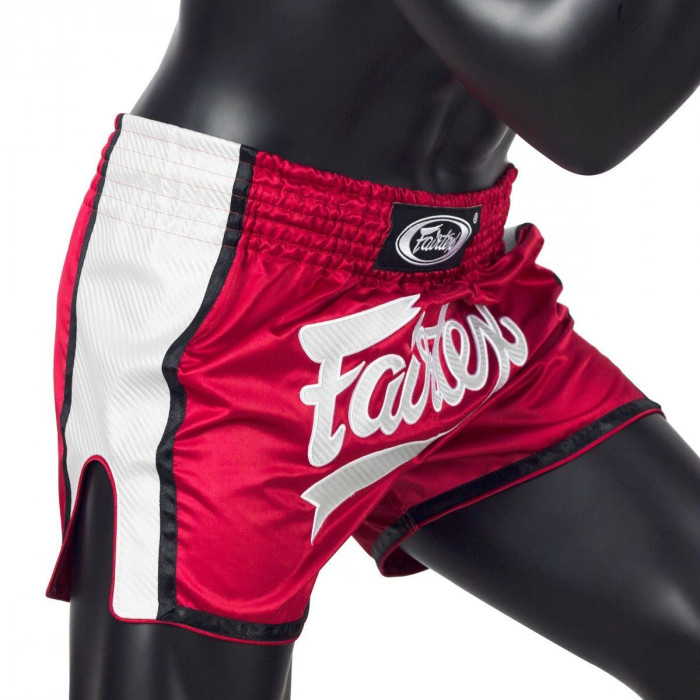 Шорты для бокса Fairtex BS1704 (красный-белый) XL