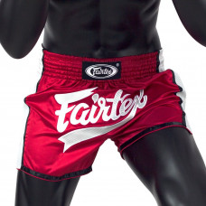 Шорты для бокса Fairtex BS1704 (красный-белый) L