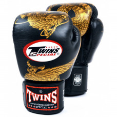 Боксерские перчатки Twins FBGVL3-23 black gold 10 oz