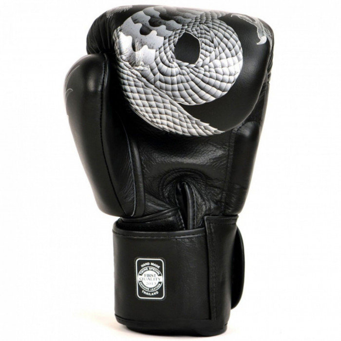 Боксерские перчатки Twins FBGVL3-23 black silver 10 oz