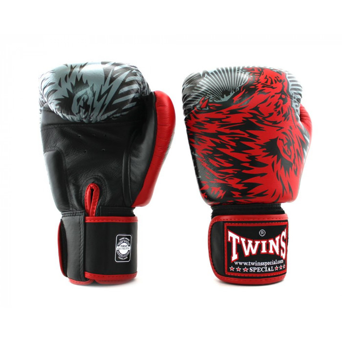 Боксерские перчатки Twins FBGVL50 red 16 oz