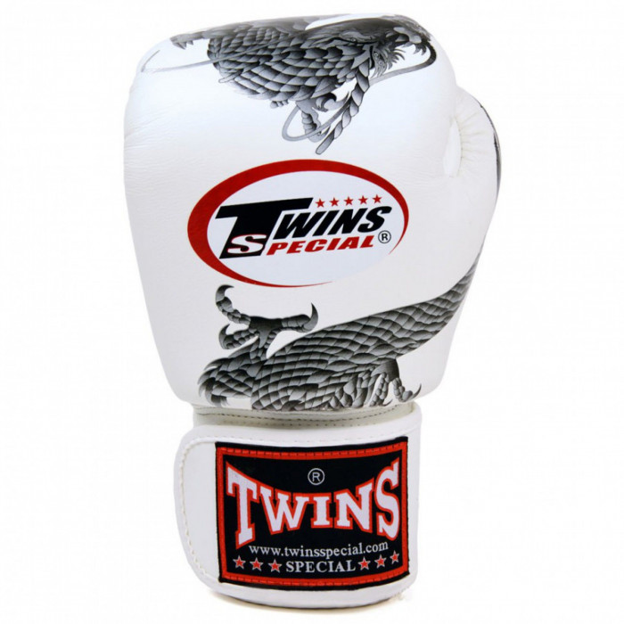 Боксерские перчатки Twins FBGVL3-23 white silver 12 oz