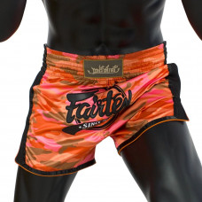 Шорты для бокса Fairtex BS1711 (камуфляж-оранжевый) XL