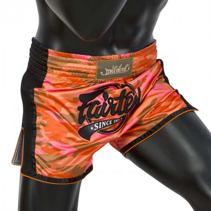 Шорты для бокса Fairtex BS1711 (камуфляж-оранжевый) XL