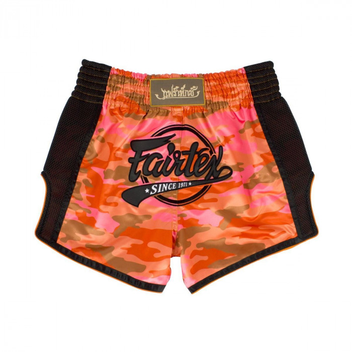 Шорты для бокса Fairtex BS1711 (камуфляж-оранжевый) XL