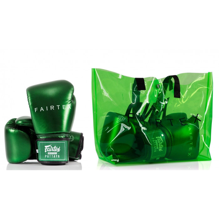 Боксерские перчатки Fairtex BGV22 green 16 oz