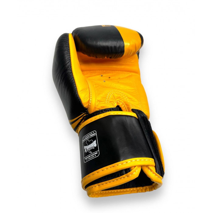 Боксерские перчатки Twins FBGVL3-43 yellow black 12 oz