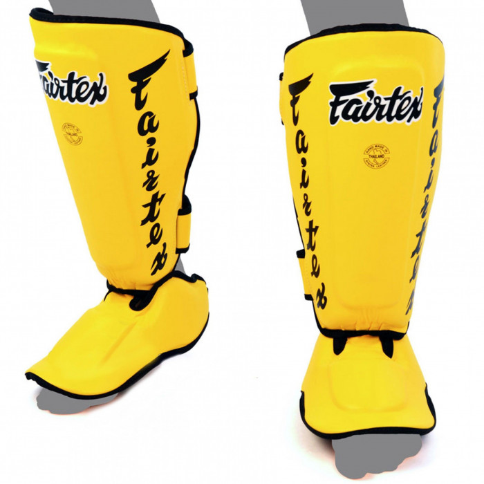 Защита голени Fairtex SP7 yellow M