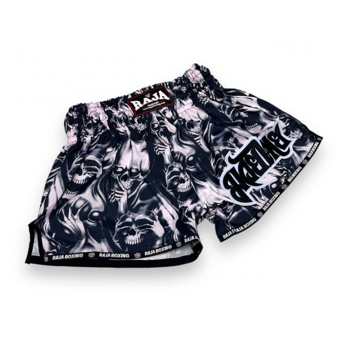 Шорты для бокса Raja Boxing Skullz pink 2XL