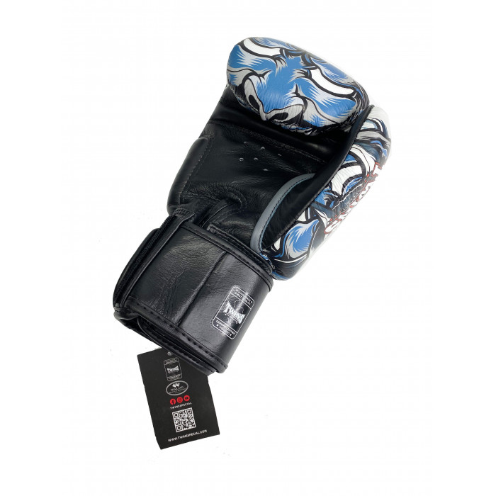 Боксерские перчатки Twins FBGVL3-58 (Кабуки) grey 10 oz