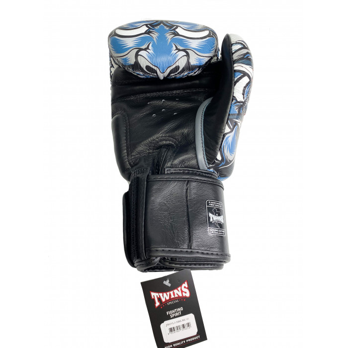 Боксерские перчатки Twins FBGVL3-58 (Кабуки) grey 16 oz