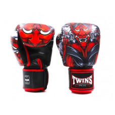 Боксерские перчатки Twins FBGVL3-58 (Кабуки) red 12 oz