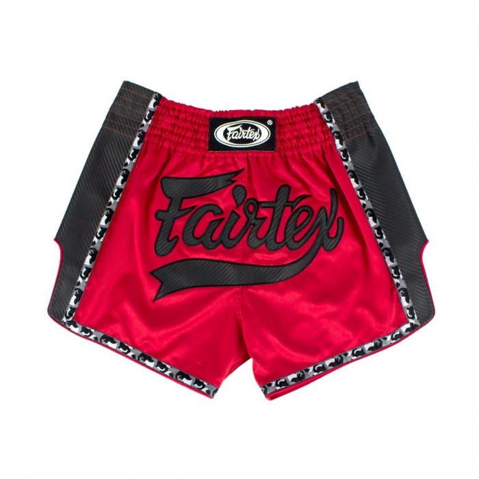 Шорты для бокса Fairtex BS1703 (красно-черные) 3XL