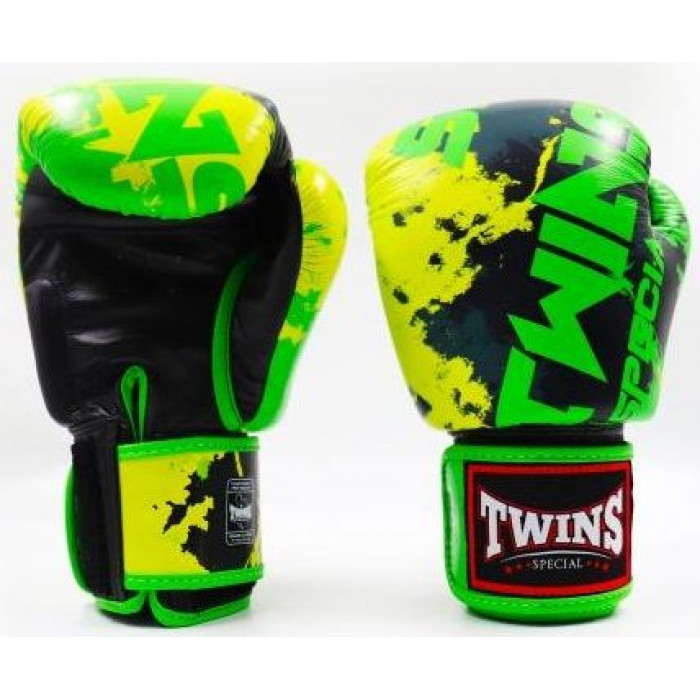 Боксерские перчатки Twins FBGVL3-61 green 12 oz