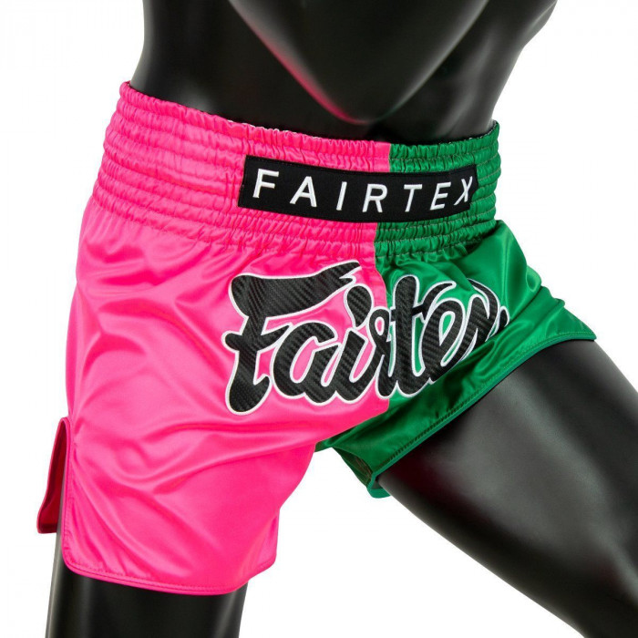 Шорты для бокса Fairtex BS1911 (розовый-зеленый) M