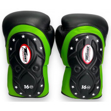 Боксерские перчатки Twins Special BGVL6 MK green black 12 oz