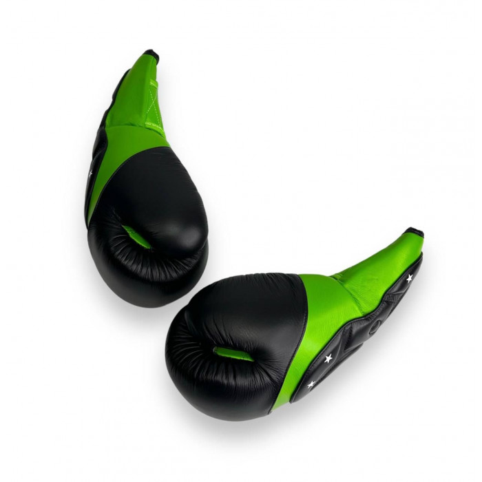 Боксерские перчатки Twins Special BGVL6 MK green black 16 oz